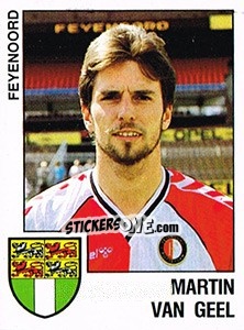 Sticker Martin van Geel - Voetbal 1988-1989 - Panini