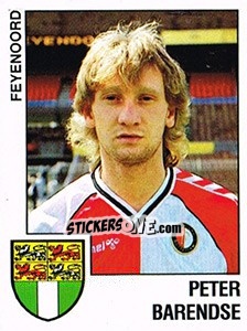 Sticker Peter Barendse - Voetbal 1988-1989 n. 50 - Panini