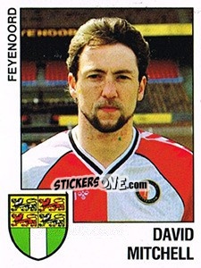 Sticker David Mitchell - Voetbal 1988-1989 n. 52 - Panini
