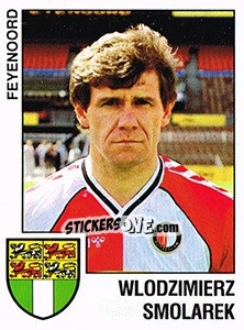 Sticker Wlodzimierz Smolarek - Voetbal 1988-1989 - Panini
