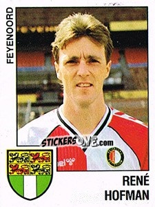 Sticker Rene Hofman - Voetbal 1988-1989 n. 54 - Panini