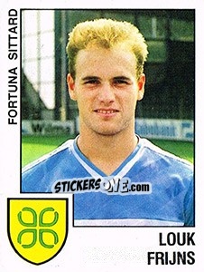 Figurina Louk Frijns - Voetbal 1988-1989 - Panini