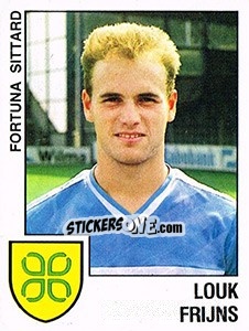 Sticker Louk Frijns - Voetbal 1988-1989 n. 61 - Panini