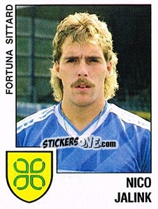 Cromo Nico Jalink - Voetbal 1988-1989 - Panini