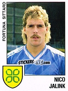 Sticker Nico Jalink - Voetbal 1988-1989 n. 63 - Panini