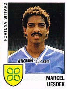 Sticker Marcel Liesdek - Voetbal 1988-1989 n. 65 - Panini