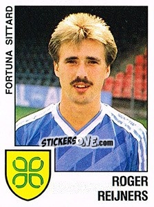 Sticker Roger Reijners - Voetbal 1988-1989 - Panini