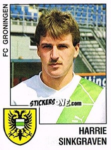 Sticker Harrie Sinkgraven - Voetbal 1988-1989 - Panini