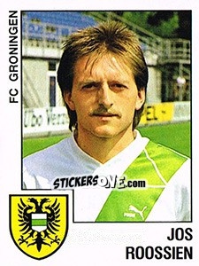 Sticker Jos Roossien - Voetbal 1988-1989 n. 82 - Panini