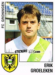 Figurina Erik Groeleken - Voetbal 1988-1989 - Panini