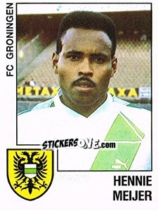 Sticker Hennie Meijer - Voetbal 1988-1989 - Panini