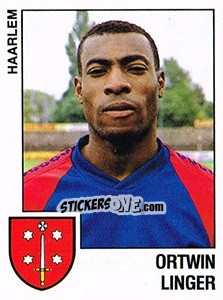 Sticker Ortwin Linger - Voetbal 1988-1989 - Panini