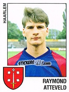 Sticker Raymond Atteveld - Voetbal 1988-1989 - Panini