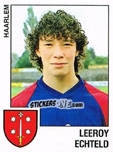 Sticker Leeroy Echteld - Voetbal 1988-1989 - Panini
