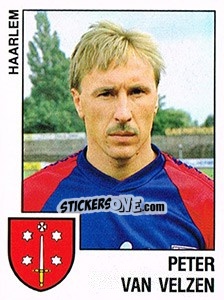 Cromo Peter van Velzen - Voetbal 1988-1989 - Panini