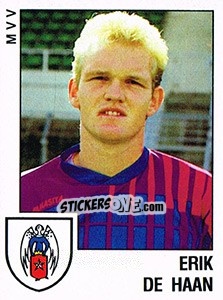 Sticker Erik de Haan - Voetbal 1988-1989 - Panini