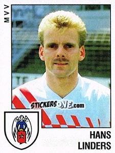 Sticker Hans Linders - Voetbal 1988-1989 - Panini