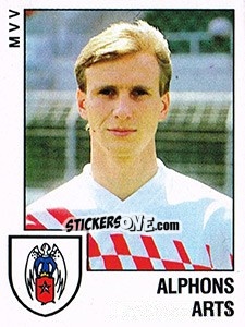 Sticker Alphons Arts - Voetbal 1988-1989 n. 107 - Panini
