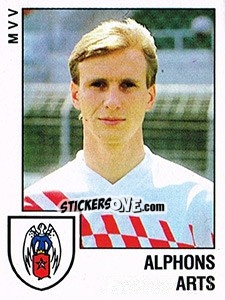 Cromo Alphons Arts - Voetbal 1988-1989 - Panini