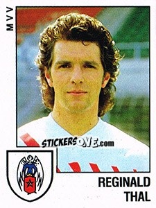 Sticker Reginald Thal - Voetbal 1988-1989 - Panini