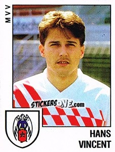 Cromo Hans Vincent - Voetbal 1988-1989 - Panini