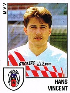 Sticker Hans Vincent - Voetbal 1988-1989 n. 112 - Panini