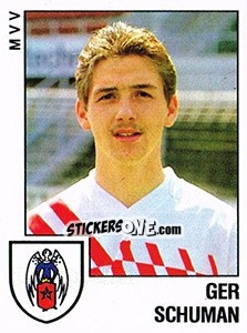 Sticker Ger Schuman - Voetbal 1988-1989 n. 116 - Panini