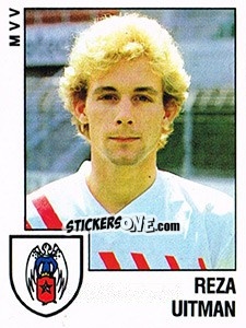 Sticker Reza Uitman - Voetbal 1988-1989 n. 118 - Panini