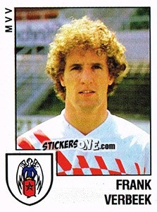 Sticker Frank Verbeek - Voetbal 1988-1989 - Panini