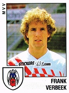 Sticker Frank Verbeek - Voetbal 1988-1989 n. 119 - Panini