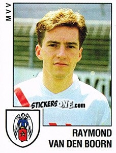 Sticker Raymond van den Boorn - Voetbal 1988-1989 - Panini