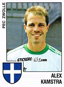Sticker Alex Kamstra - Voetbal 1988-1989 n. 124 - Panini