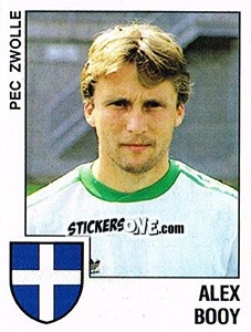 Sticker Alex Booy - Voetbal 1988-1989 n. 131 - Panini
