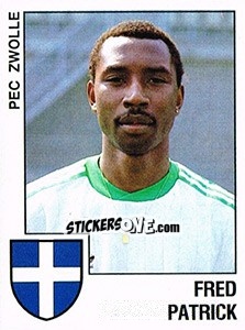 Sticker Fred Patrick - Voetbal 1988-1989 - Panini