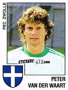 Sticker Peter van der Waart - Voetbal 1988-1989 - Panini