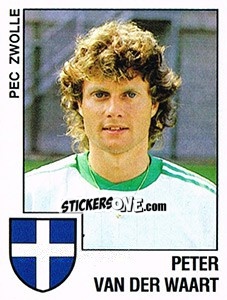 Sticker Peter van der Waart - Voetbal 1988-1989 n. 134 - Panini