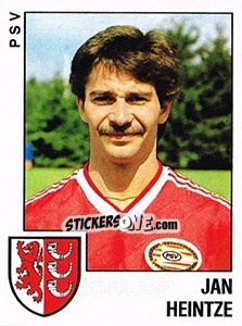 Sticker Jan Heintze - Voetbal 1988-1989 - Panini