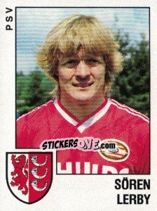Sticker Soren Lerby - Voetbal 1988-1989 n. 143 - Panini