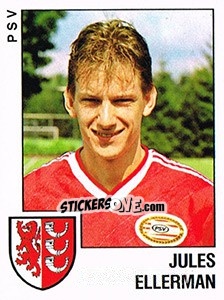 Sticker Jules Ellerman - Voetbal 1988-1989 - Panini