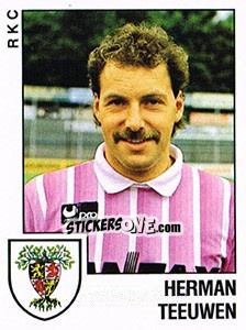 Sticker Herman Teeuwen - Voetbal 1988-1989 n. 153 - Panini