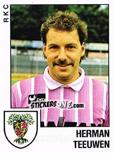 Figurina Herman Teeuwen - Voetbal 1988-1989 - Panini