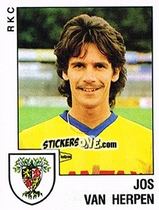 Sticker Jos van Herpen - Voetbal 1988-1989 - Panini