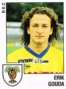 Sticker Erik Gouda - Voetbal 1988-1989 - Panini