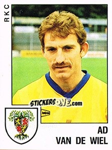 Sticker Ad van de Wiel - Voetbal 1988-1989 n. 168 - Panini