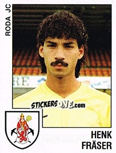 Sticker Henk Fraser - Voetbal 1988-1989 - Panini