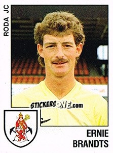 Sticker Ernie Brandts - Voetbal 1988-1989 - Panini