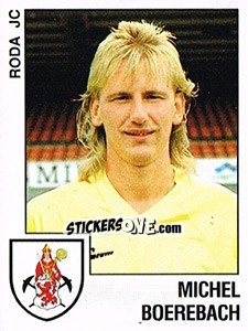 Sticker Michel Boerebach - Voetbal 1988-1989 - Panini