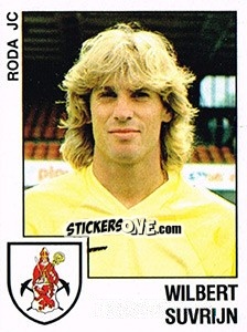 Sticker Wilbert Suvrijn - Voetbal 1988-1989 - Panini