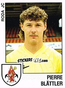 Sticker Pierre Blattler - Voetbal 1988-1989 n. 177 - Panini