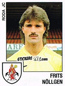 Sticker Frits Nollgen - Voetbal 1988-1989 - Panini